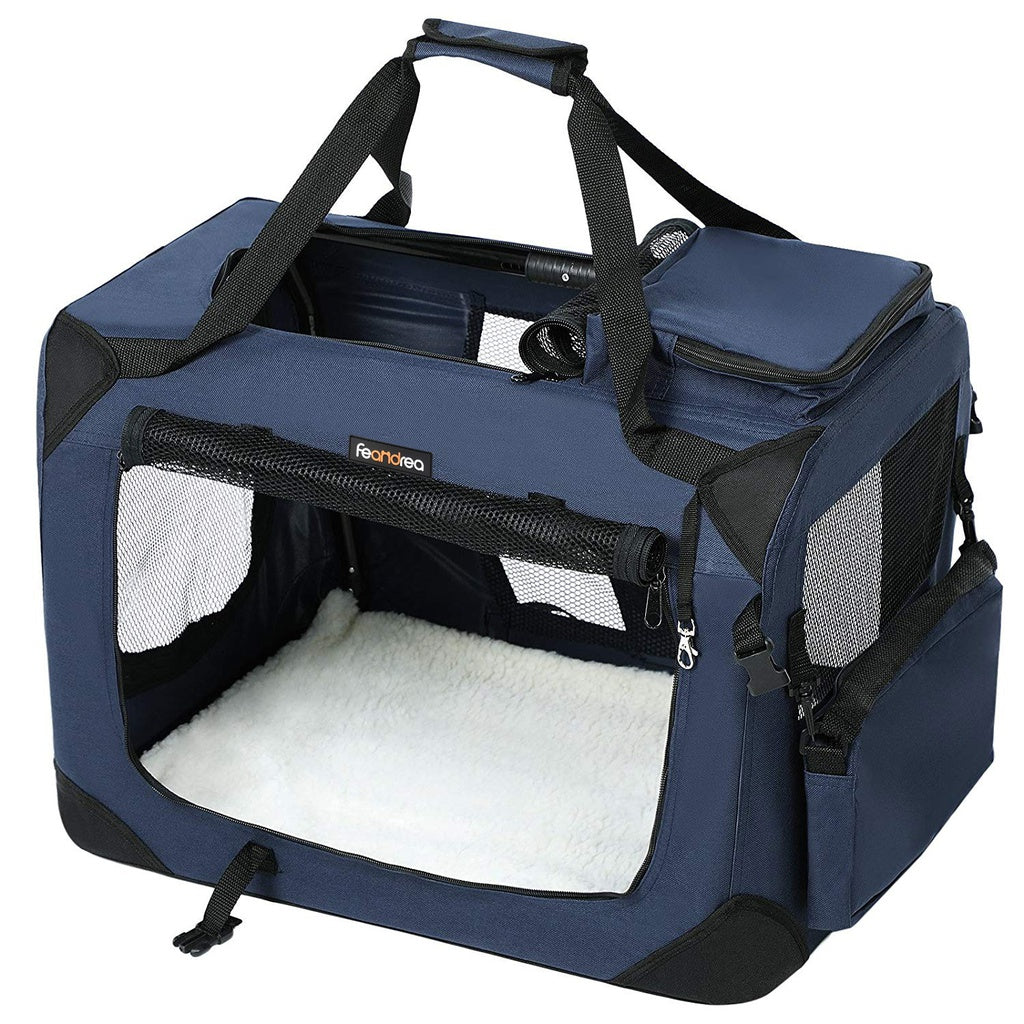 FEANDREA Folding Fabric Pet Carrier: Sizes and Colors for Every Pet's Comfort