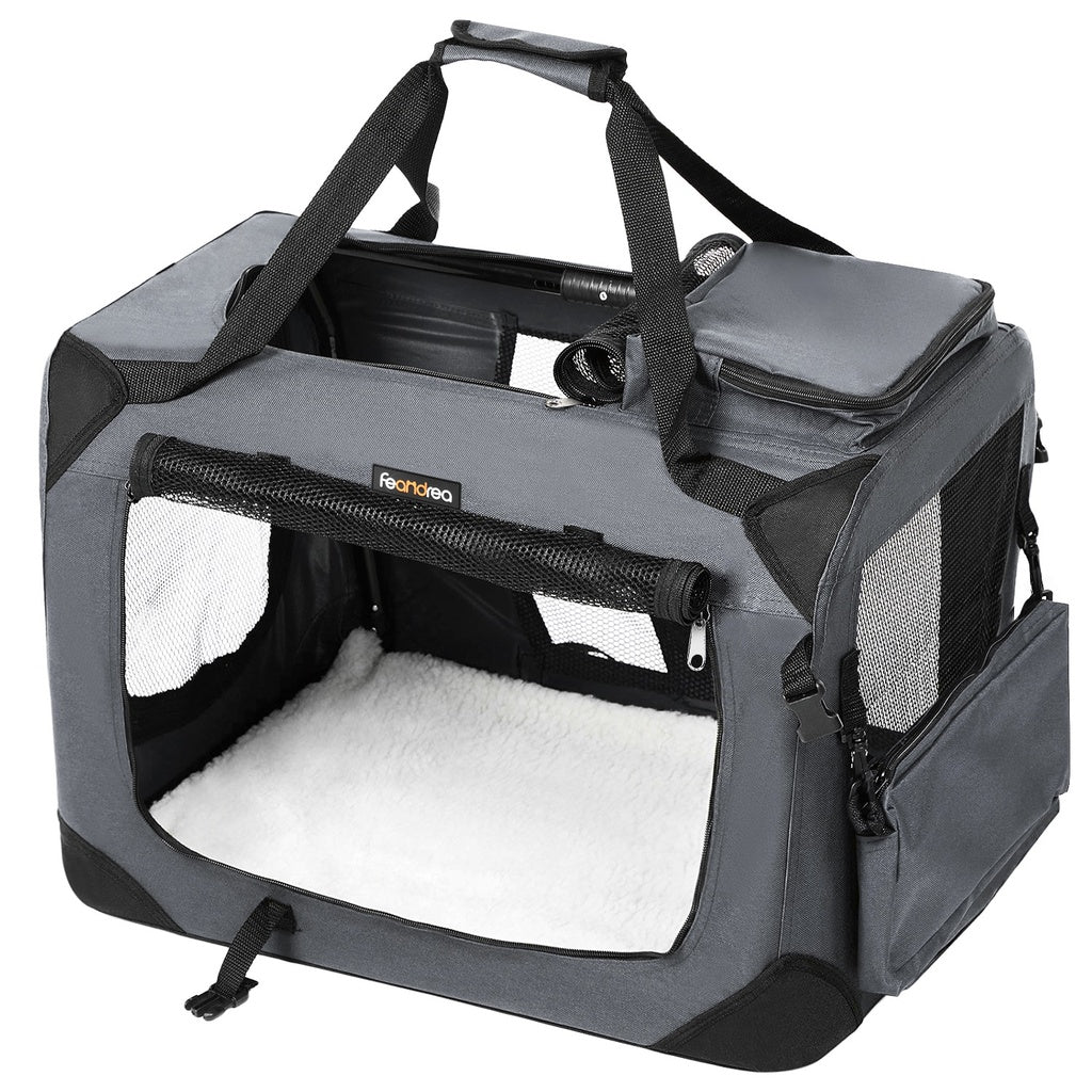 FEANDREA Folding Fabric Pet Carrier: Sizes and Colors for Every Pet's Comfort