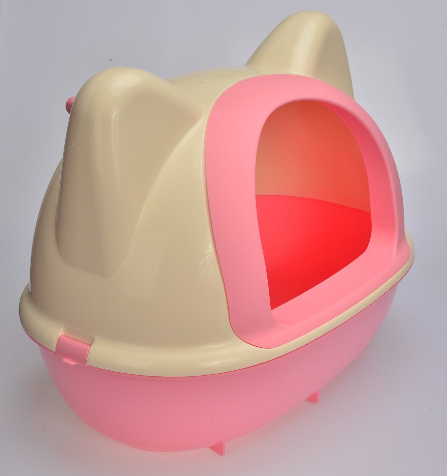 Large Hooded Cat Toilet with Scoop: Convenient Litter Box Tray House for Your Feline