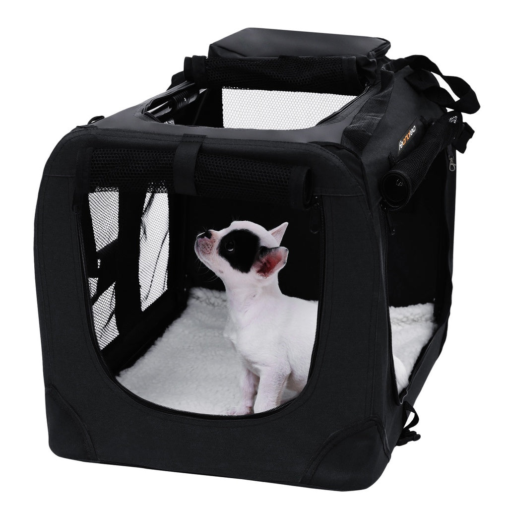 FEANDREA Folding Fabric Pet Carrier: Sizes and Colors for Every Pet's Comfort