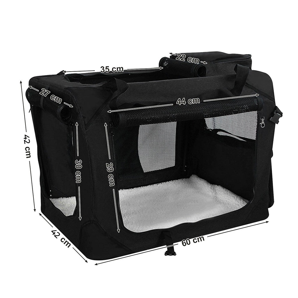 FEANDREA Folding Fabric Pet Carrier: Sizes and Colors for Every Pet's Comfort
