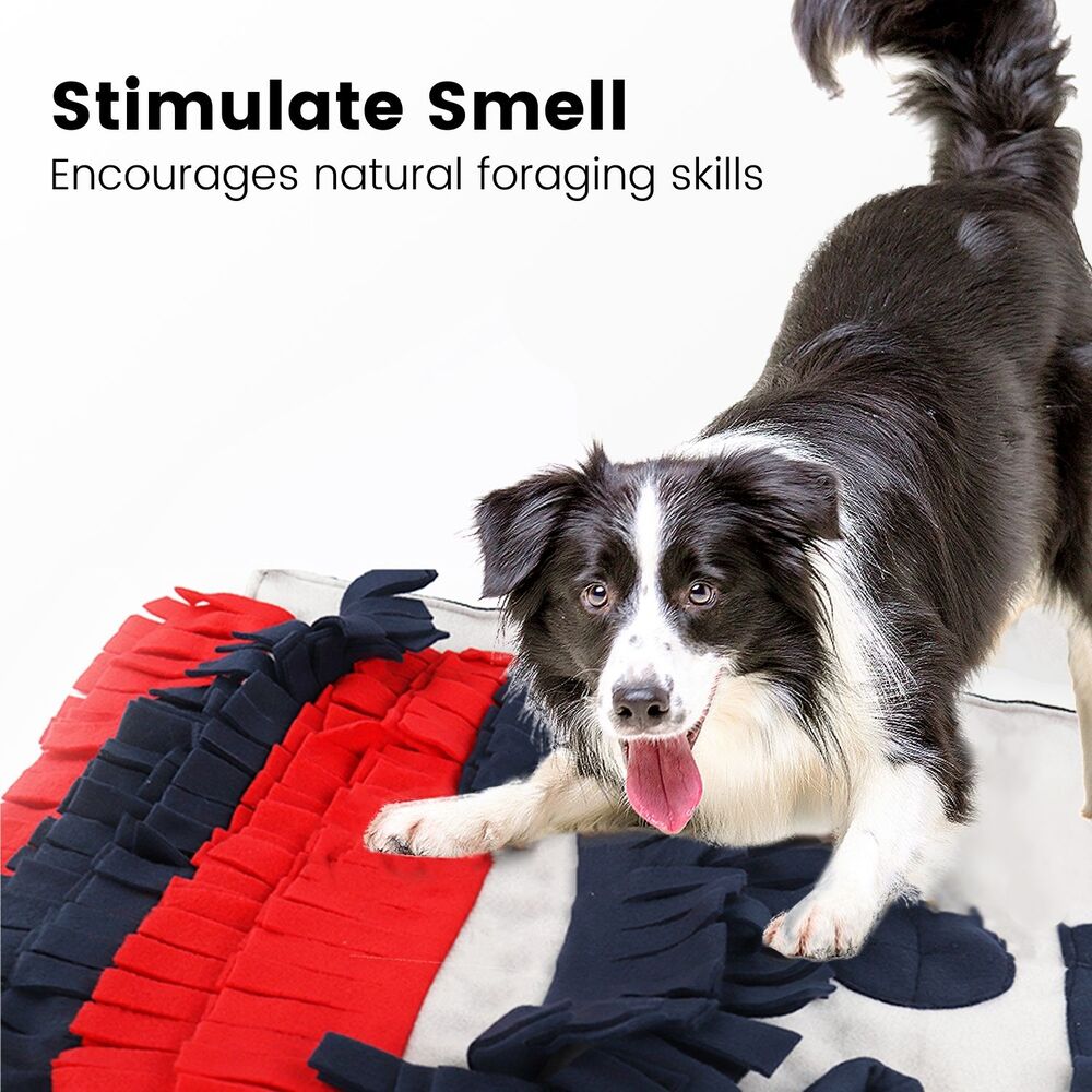 Floofi Snuffle Mats for Pets - Available in Pink/White & Red/Blue