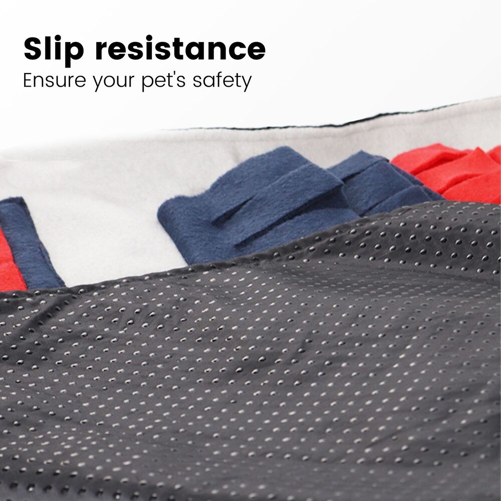 Floofi Snuffle Mats for Pets - Available in Pink/White & Red/Blue