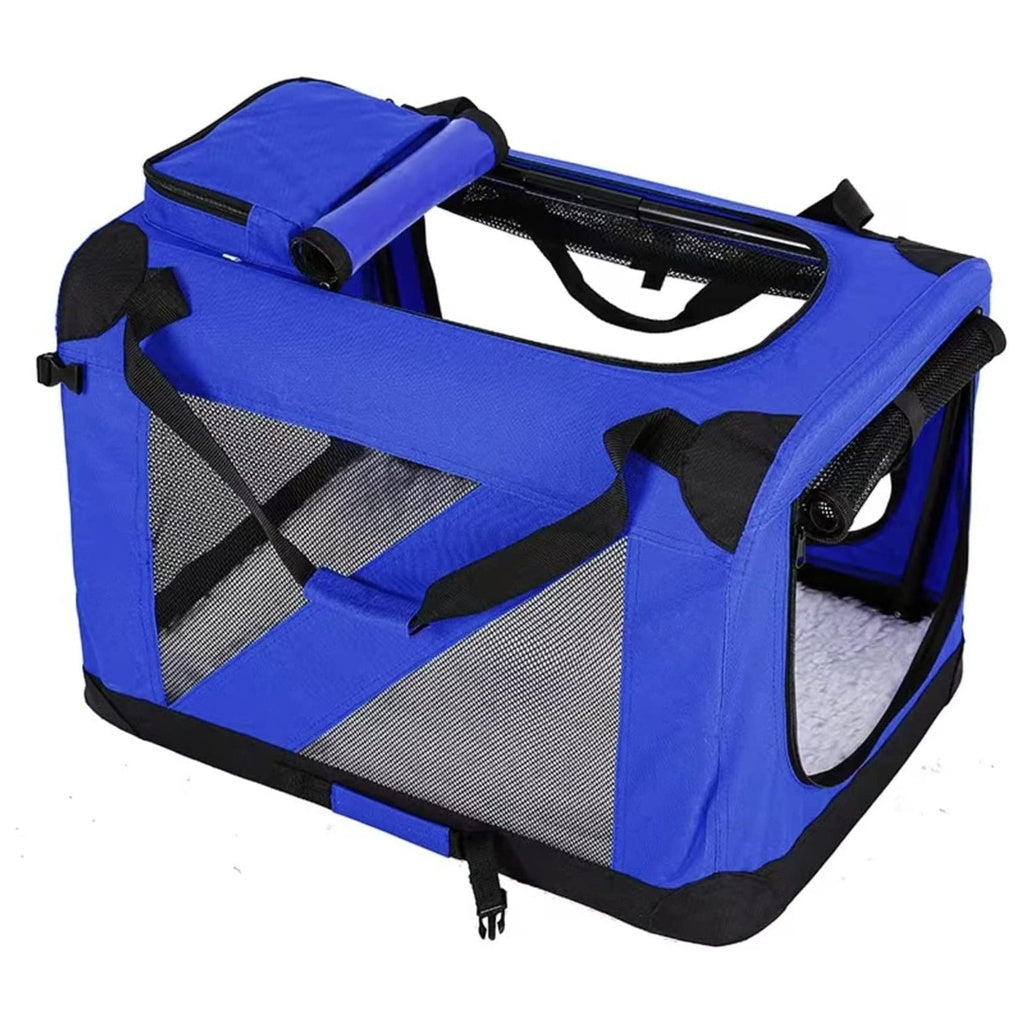 FLOOFI Portable Pet Carrier: Model 1 in M and XL Sizes (Blue, Pink, Grey)