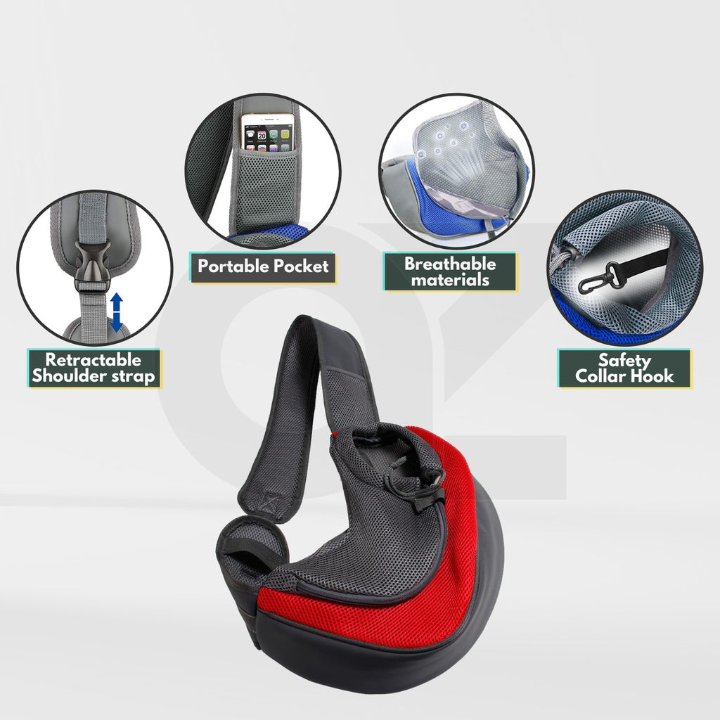 Floofi Sling Pouch: Sizes and Colors Available