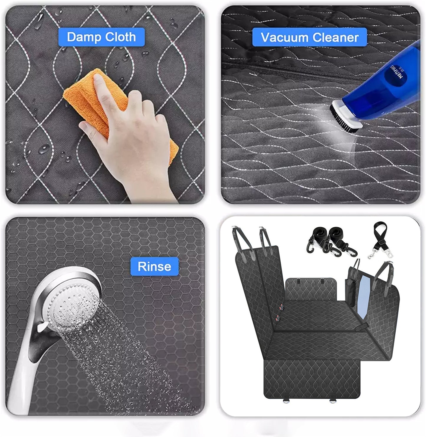 4-in-1 Multi-Function Car Seat Cover - Waterproof Hammock Protective Pad