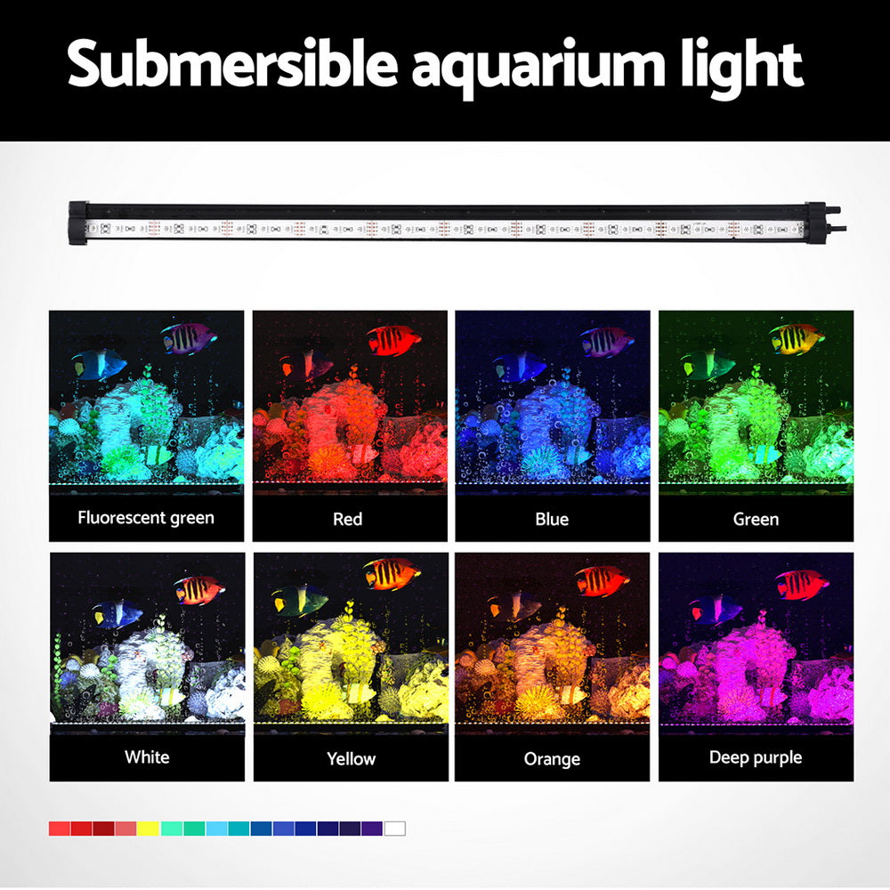 i.Pet Submersible LED Air Bubble Aquarium Light: Illuminate and Oxygenate Your Tank