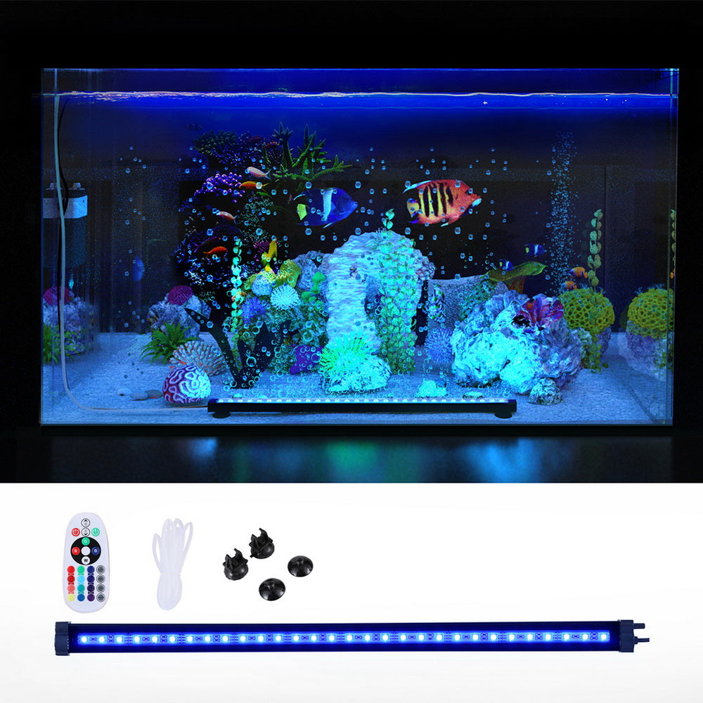 i.Pet Submersible LED Air Bubble Aquarium Light: Illuminate and Oxygenate Your Tank