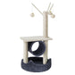 76cm Cat Scratching Post Tree with Hanging Toys and Condo House