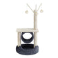 76cm Cat Scratching Post Tree with Hanging Toys and Condo House