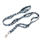 Floral Multi-Handle Leash: Poppy Red and Saxony Blue Varieties