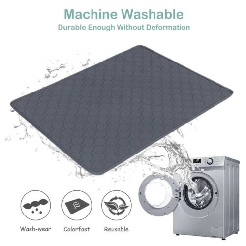 Washable Pet Pee Pads - Reusable Dog Training Wee Absorbent Mat Pads Bed in Two Sizes