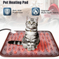 Waterproof Electric Pet Heat Pad Heated Heating Mat Blanket Dog Cat Bed 45X60CM