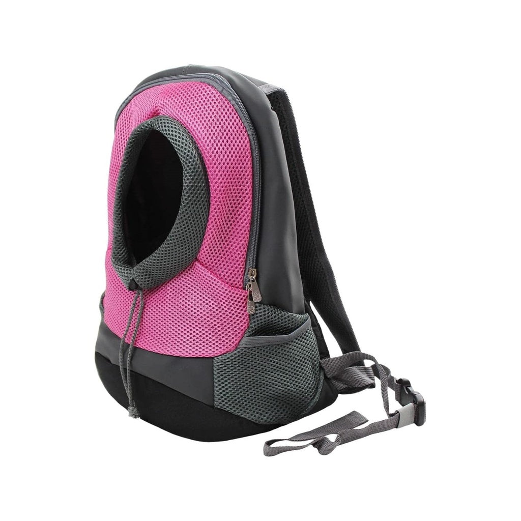 FLOOFI Front Carrier Backpack - Size L in Blue and Pink