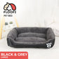 FLOOFI Square Pet Bed - Available in Various Sizes and Colors