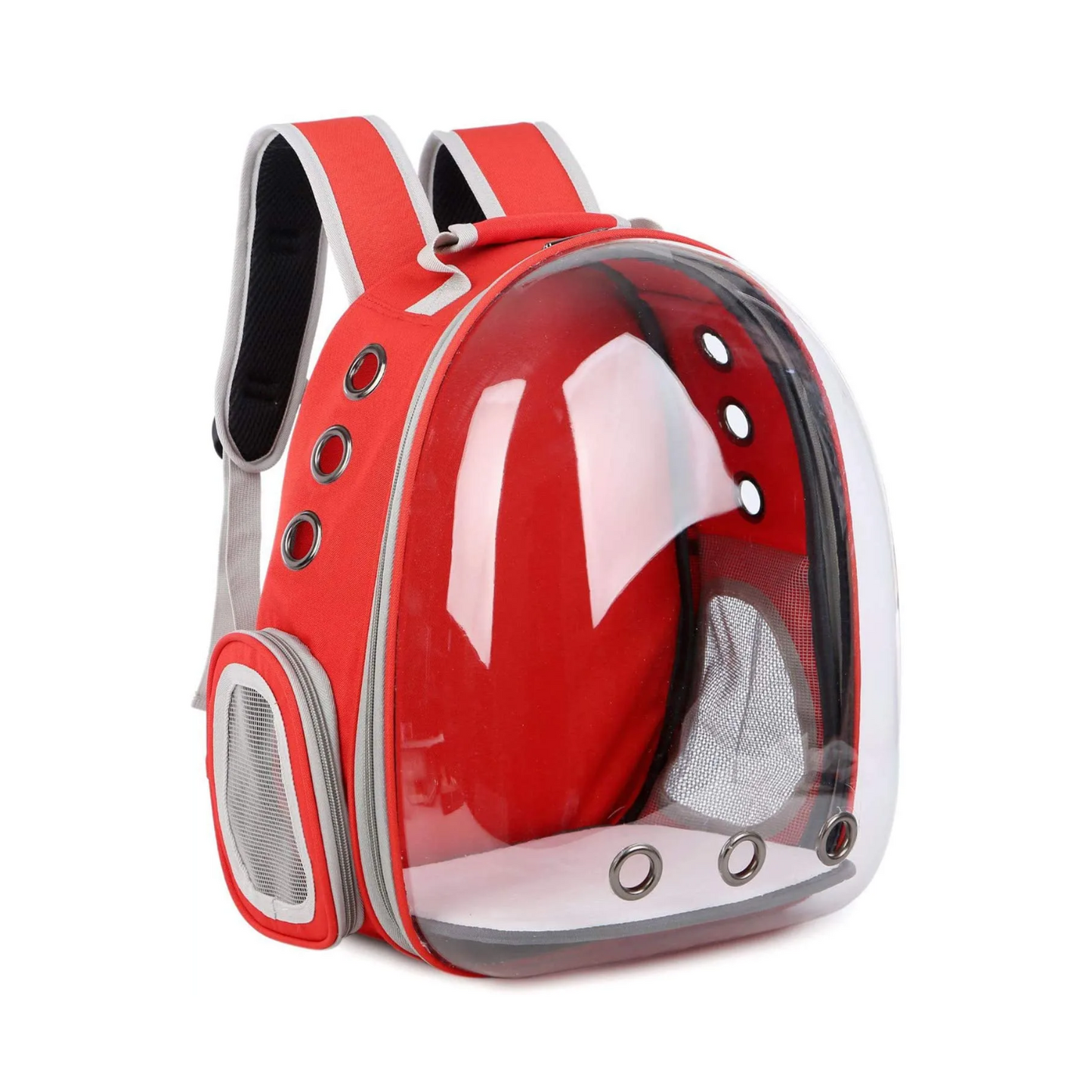 Floofi Expandable Space Capsule Backpack – Models 1 & 2 in Black, Blue, Grey, and Red