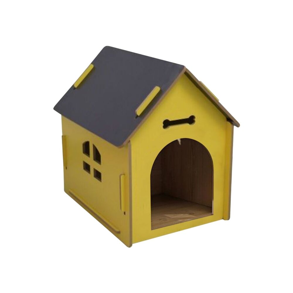 Floofi Wooden Pet House Without Door