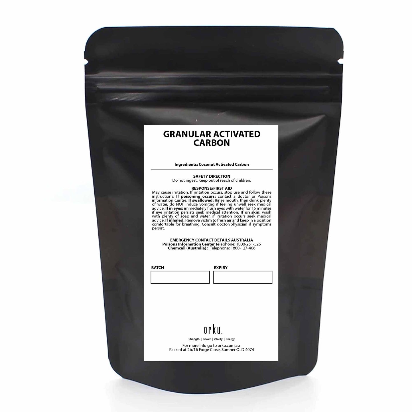 Bulk Granular Activated Carbon (GAC) – 10kg & 20kg Coconut Shell Charcoal for Water Filtration