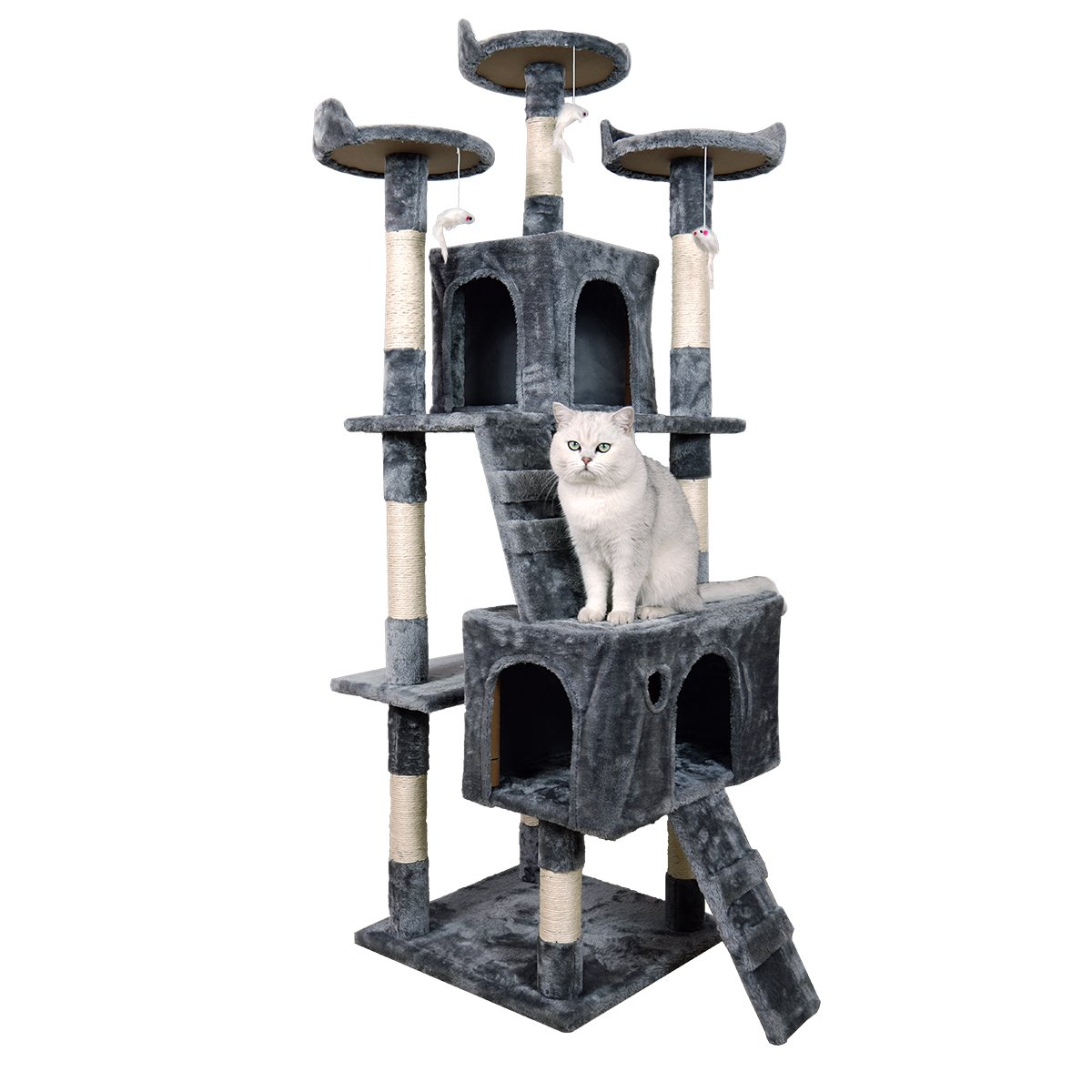 Furtastic Cat Tree Scratching Post - Available in Various Sizes and Colors