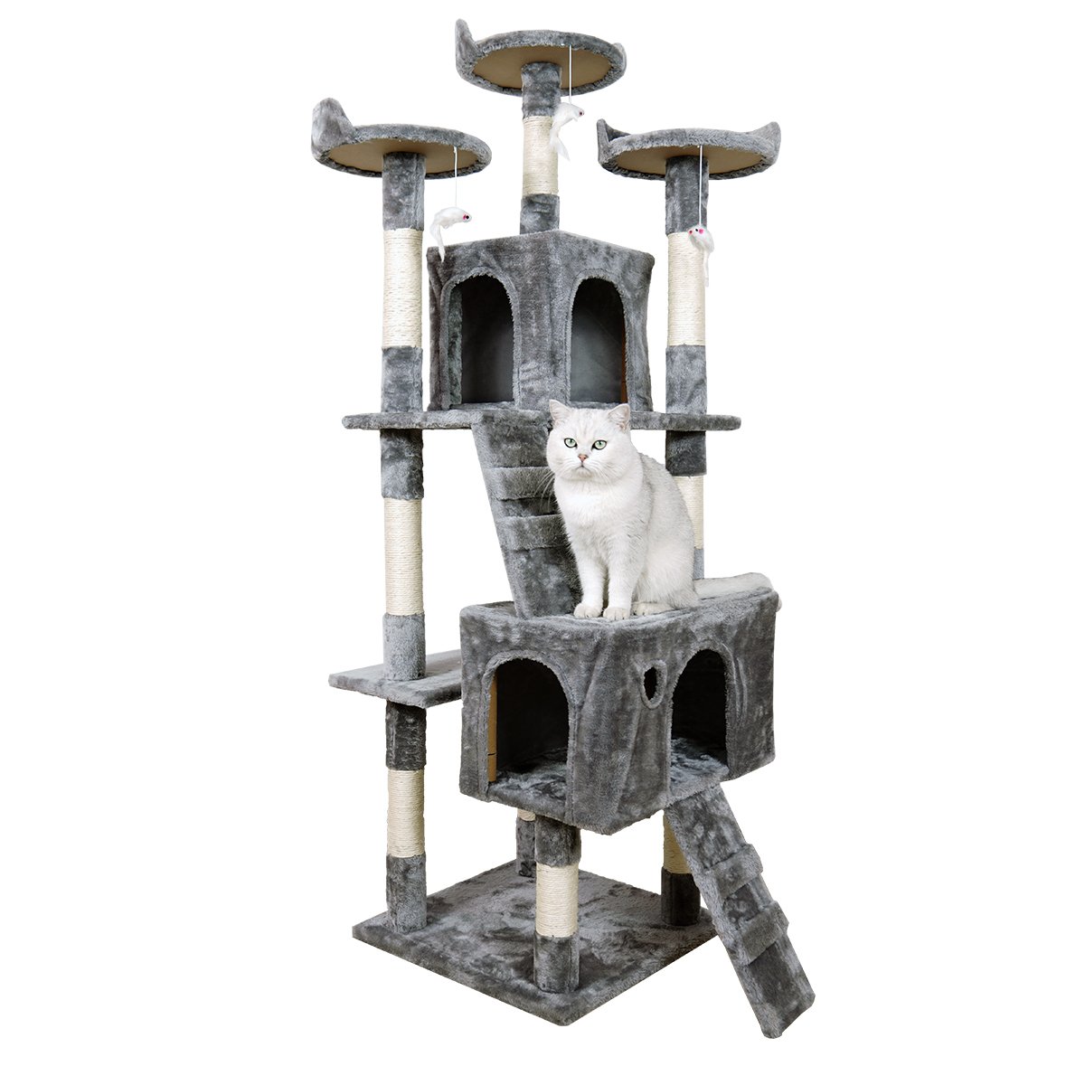 Furtastic Cat Tree Scratching Post - Available in Various Sizes and Colors