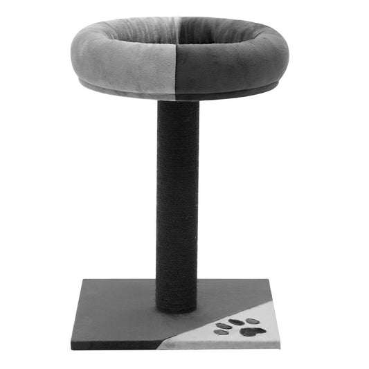 Grey Cat Scratching Tree Scratcher Post Pole Furniture Gym House