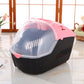 Medium Portable Travel in Comfort: Pet Carrier with Mat for Dogs and Cats