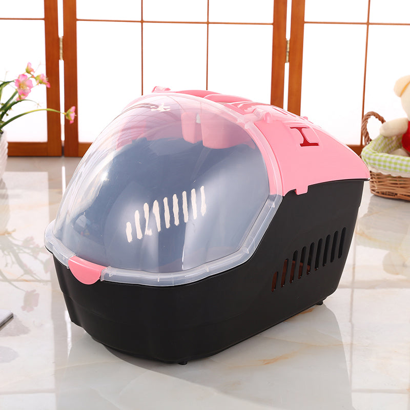 Medium Portable Travel in Comfort: Pet Carrier with Mat for Dogs and Cats