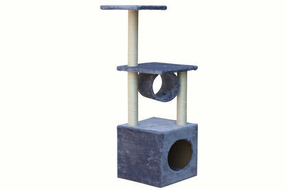 112cm Cat Scratching Post. Comes in two colours: Beige & Grey