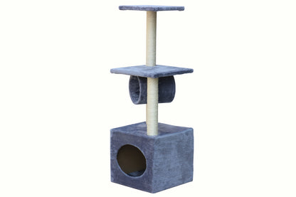 112cm Cat Scratching Post. Comes in two colours: Beige & Grey