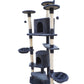 200 cm Corner Cat Scratching Post Tower – Three Color Options: Beige, Blue, Grey