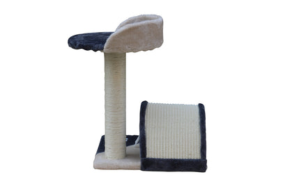 50 cm Cat Scratching Post Tree - Brown, Blue, and Grey Options Available