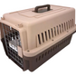 New Medium Airline Pet Carrier Crate with Bowl & Tray for Dogs, Cats, and Rabbits