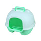 Cat Litter Box Portable Hooded  with Handle & Scoop - Available in Various Colors