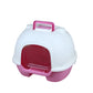 Cat Litter Box Portable Hooded  with Handle & Scoop - Available in Various Colors