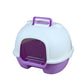 Cat Litter Box Portable Hooded  with Handle & Scoop - Available in Various Colors