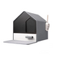 L Portable Hooded Cat Toilet: Litter Box Tray with Drawer and Scoop for Easy Cleaning