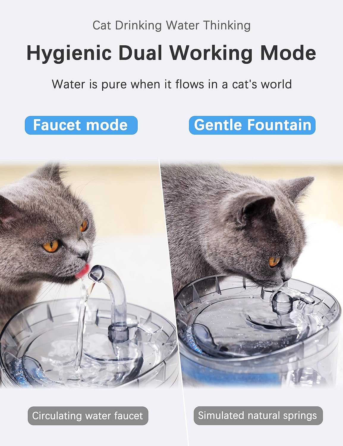 Cat Dog Water Fountain With Sensor Pet Water Dispenser 1.8L Automatic Drinking Fountain for Cats Kitty Indoor