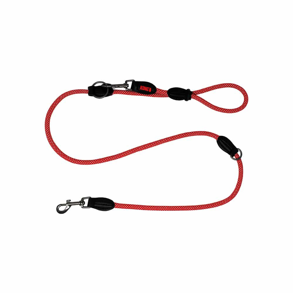 KONG Adjustable Rope Leashes in various colours and sizes