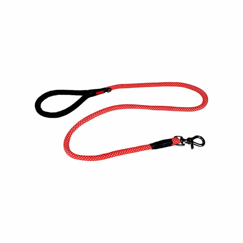 KONG Rope Leashes: Durable and Stylish Choices in Four Colors and Multiple Sizes