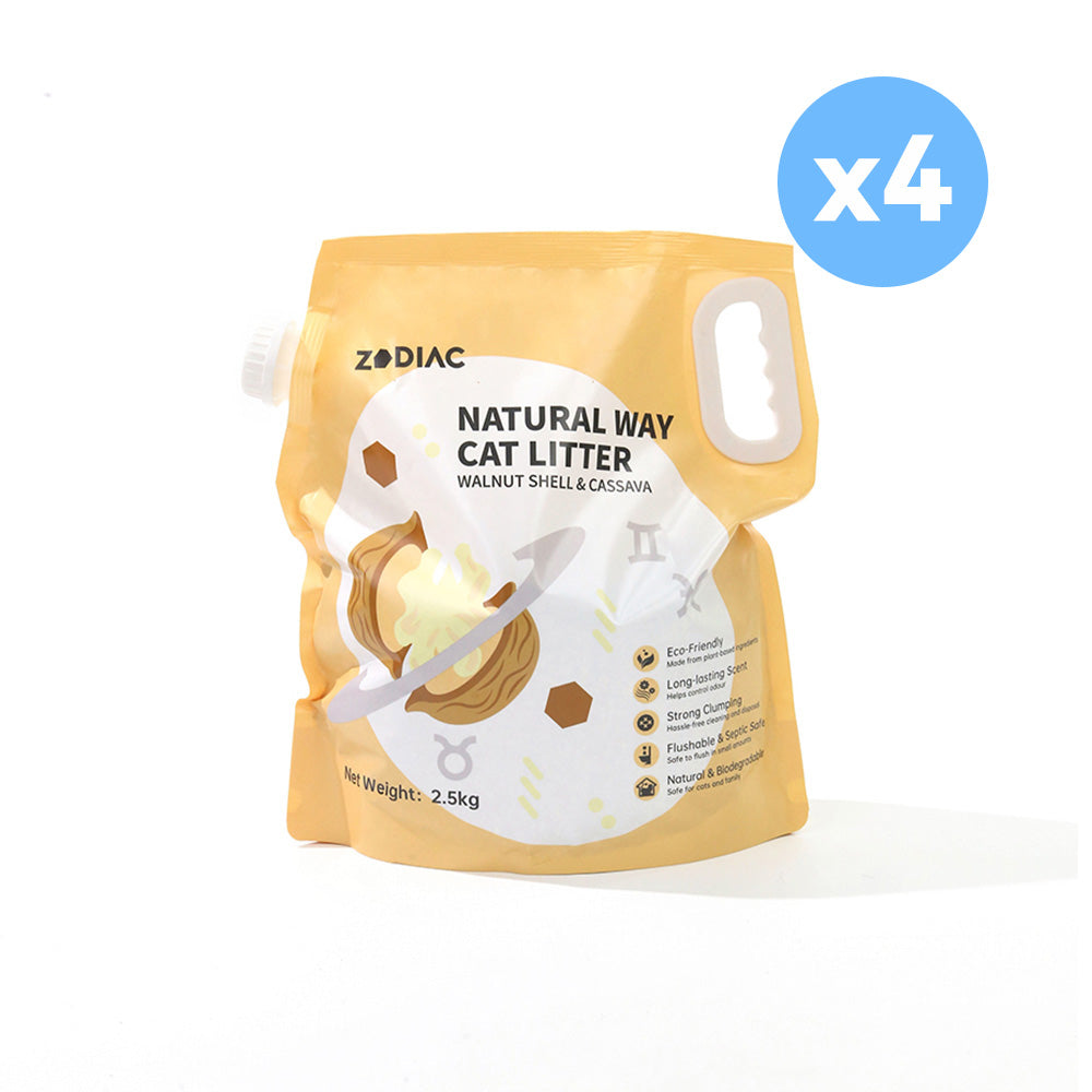 ZODIAC Natural Way Walnut Shell & Cassava Cat Litter