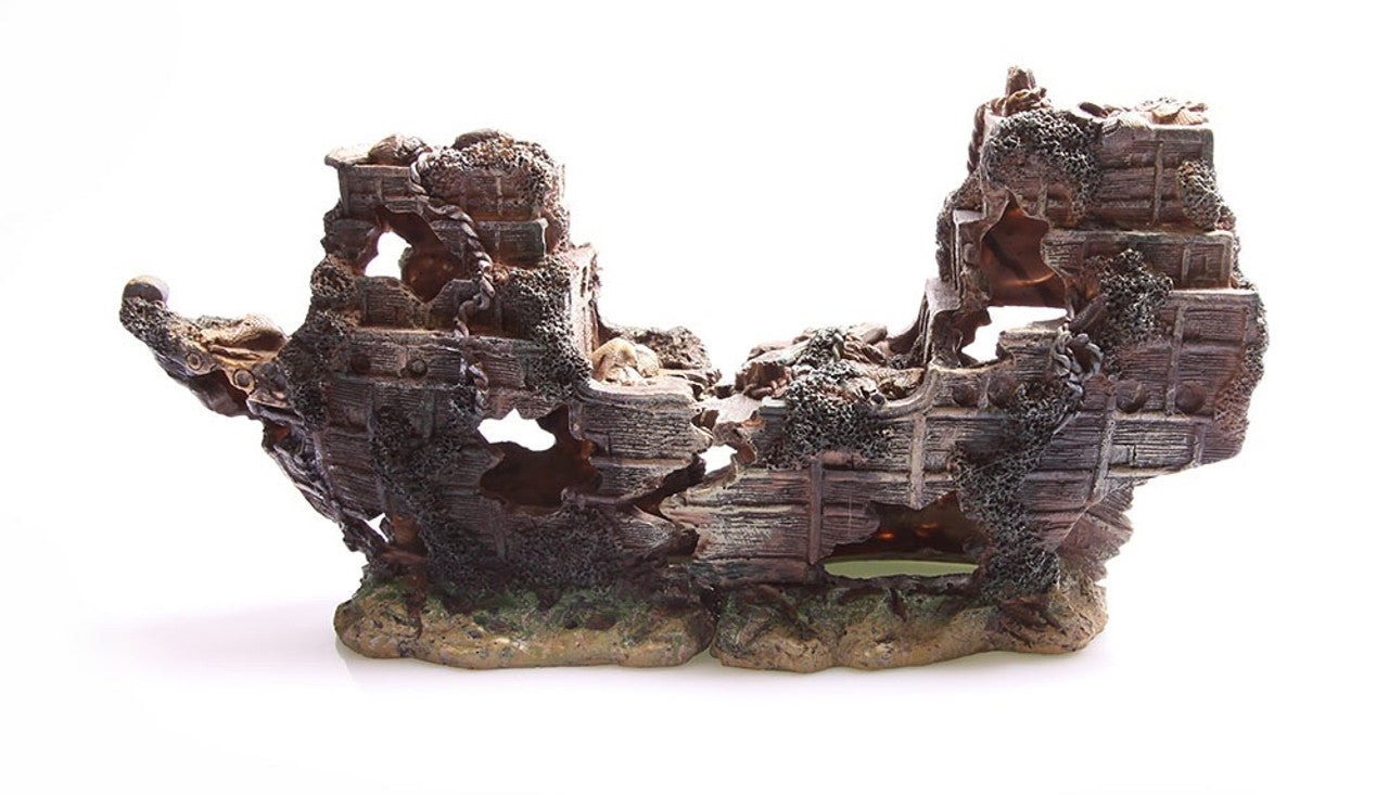 Aqua One Shipwreck Aquarium Ornament - Medium & Large Sizes