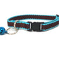 Moondidley Pets 100% Bamboo Fiber Cat Collar with Plastic Buckle