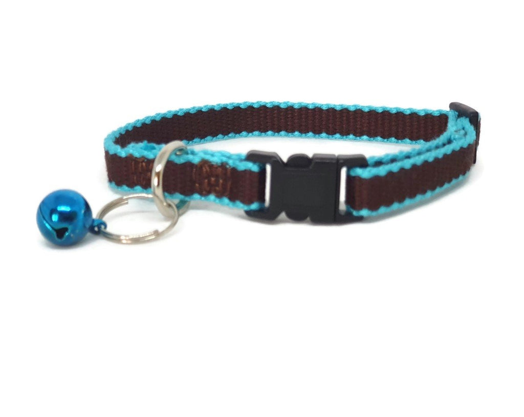 Moondidley Pets 100% Bamboo Fiber Cat Collar with Plastic Buckle