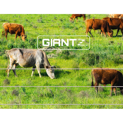 Giantz 2000M Electric Fence Energiser Stainless Steel Polywire Roll