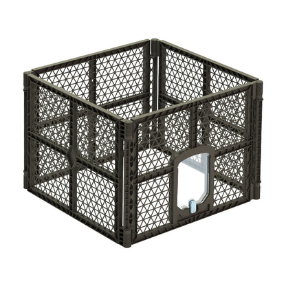 i.Pet Foldable Dog Playpen Enclosure - Plastic Panel Fence Puppy Cage