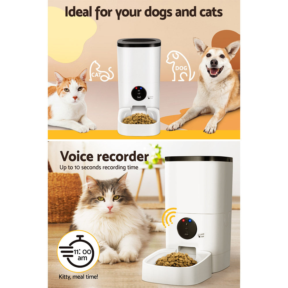 i.Pet Automatic WIFI Pet Feeder 6L or 9L with Smart Food App Control