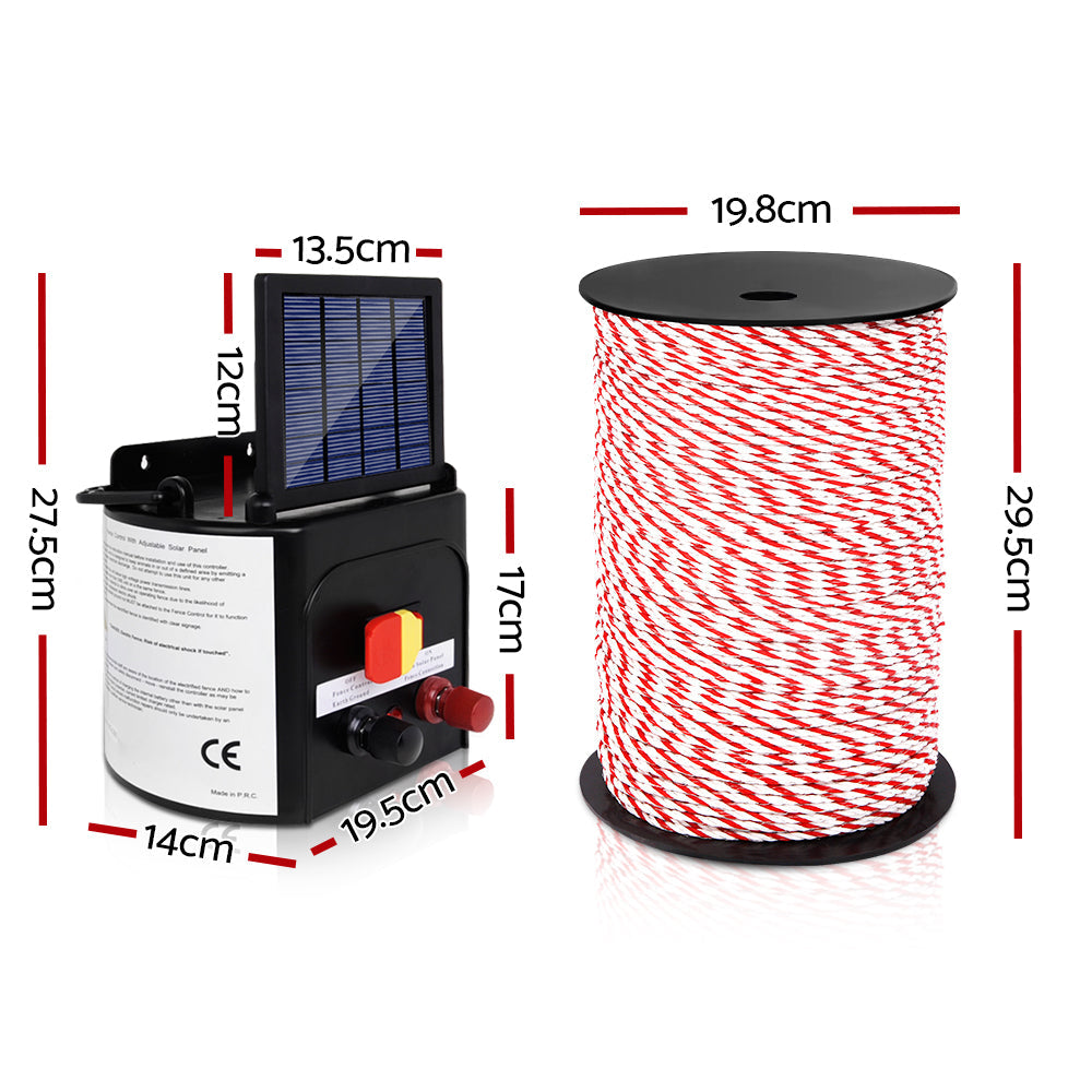 Electric Fence Energiser Solar Powered Charger
