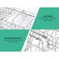 Humane Animal Trap Cage 150 x 50 x 53cm  - Silver