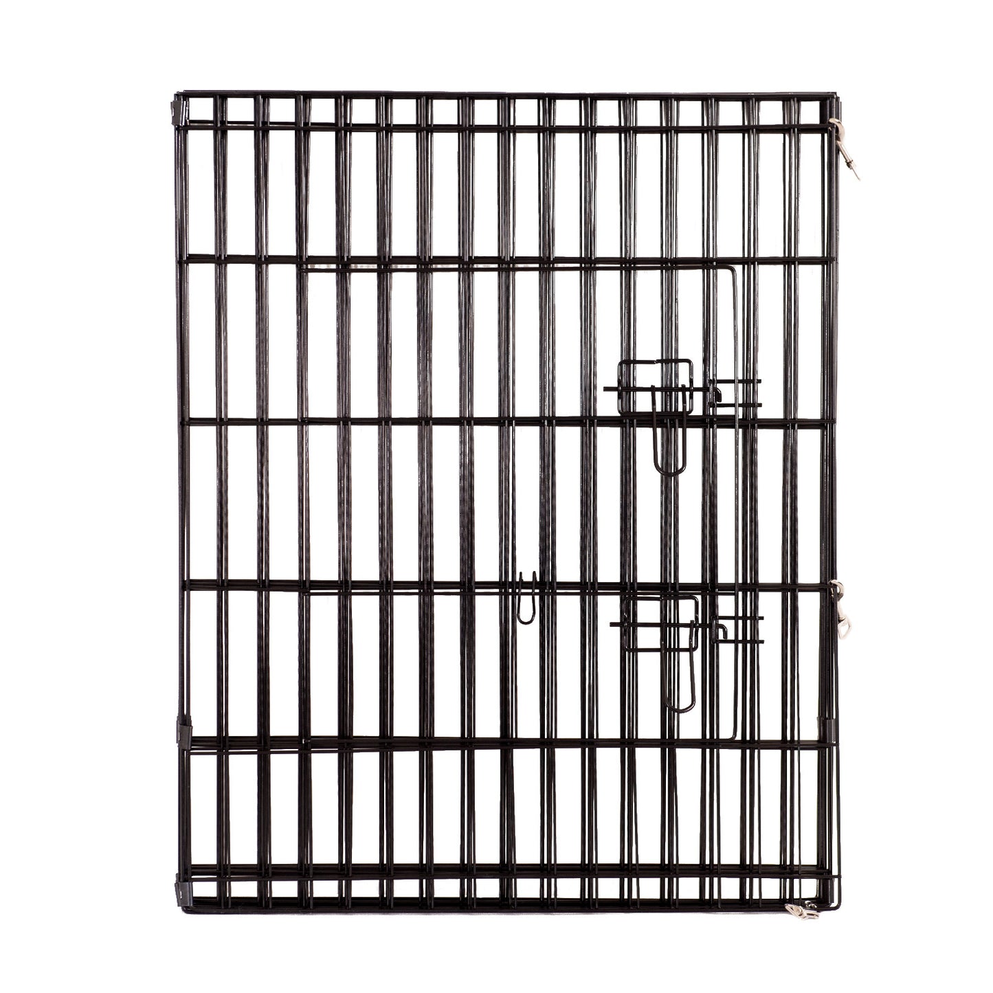 4Paws 8 Panel Playpen Puppy Exercise Fence Cage Enclosure - Black.