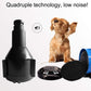 2800W Dog Dryer High Velocity Pet Dog Pet Blow Dryer Adjustable Speed 4 Nozzles Black